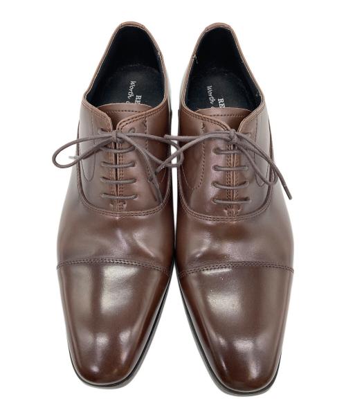 REGAL worth collection（リーガルワースコレクション）REGAL worth collection (リーガルワースコレクション) ストレートチップシューズ ブラウン サイズ:24.5の古着・服飾アイテム