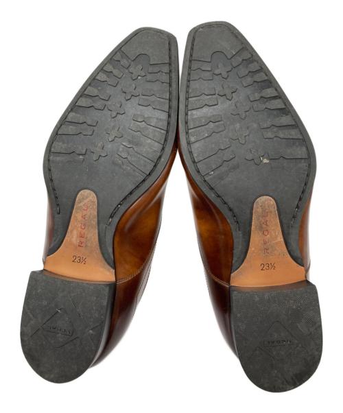 REGAL（リーガル）REGAL (リーガル) ストレートチップシューズ ブラウン サイズ:23.5の古着・服飾アイテム