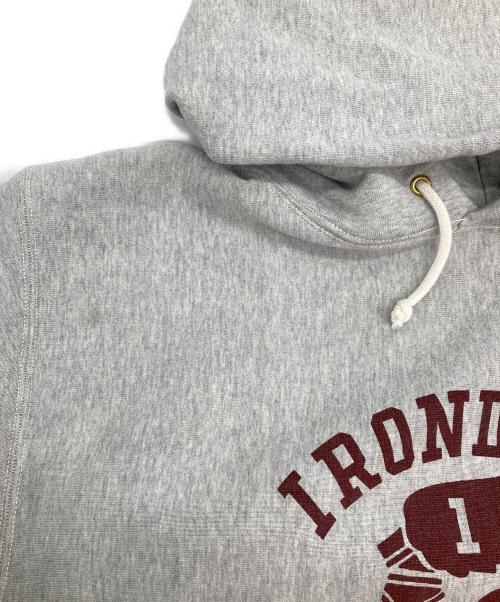 WAREHOUSE（ウエアハウス）WAREHOUSE (ウエアハウス) 三段プリントパーカー グレー サイズ:XLの古着・服飾アイテム