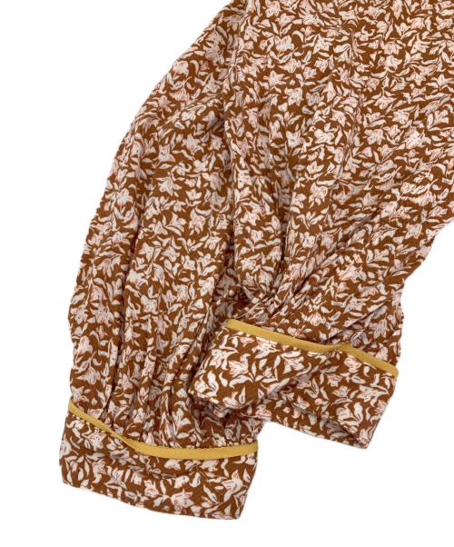 JOURNAL STANDARD relume（ジャーナルスタンダード レリューム）JOURNAL STANDARD relume (ジャーナルスタンダード レリューム) ウォッシャブルフラワーティアードワンピース オレンジ サイズ:Fの古着・服飾アイテム