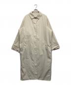 TODAYFULトゥデイフル）の古着「Soutiencollar Over Coat」｜ベージュ