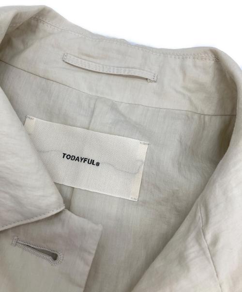 TODAYFUL（トゥデイフル）TODAYFUL (トゥデイフル) Soutiencollar Over Coat ベージュ サイズ:38の古着・服飾アイテム