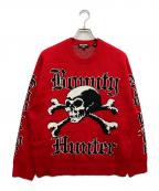 SUPREME×BOUNTY HUNTERシュプリーム×バウンティハンター）の古着「Bounty Hunter Sweater」｜レッド