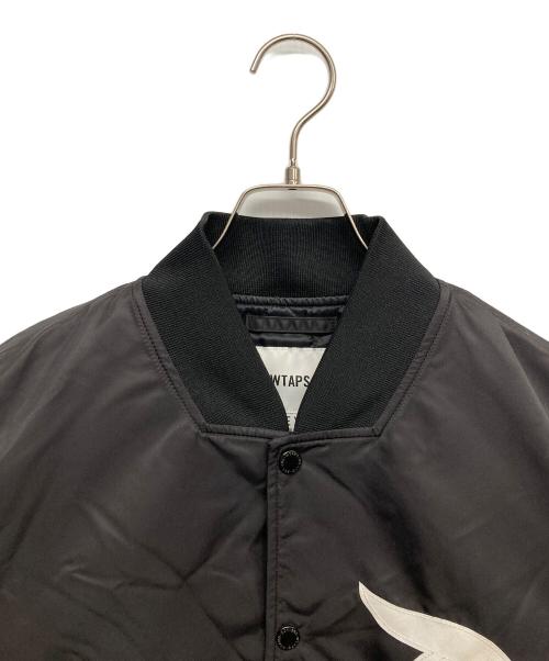 WTAPS（ダブルタップス）WTAPS (ダブルタップス) TEAM JACKET NYLON． TWILL． ブラック サイズ:X02の古着・服飾アイテム