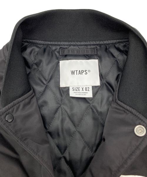 WTAPS（ダブルタップス）WTAPS (ダブルタップス) TEAM JACKET NYLON． TWILL． ブラック サイズ:X02の古着・服飾アイテム