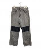 OUR LEGACYアワーレガシー）の古着「Extended Third Cut ジーンズ」｜グレー
