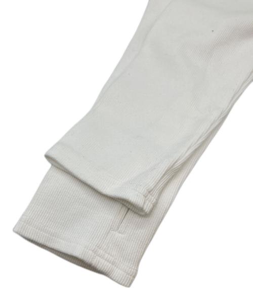 jent louis（ジェントルイス）jent louis (ジェントルイス) Rib Long Sleeve Tee ホワイト サイズ:Mの古着・服飾アイテム