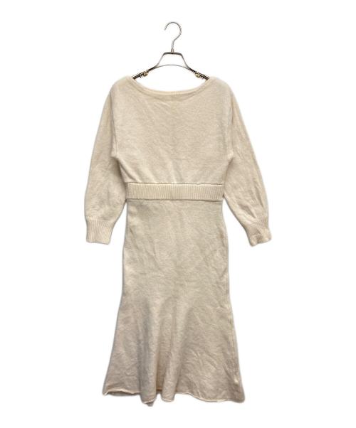 anuans（アニュアンス）anuans (アニュアンス) ウールカシミヤマーメイドニットワンピース 2475 サイズ:Fの古着・服飾アイテム