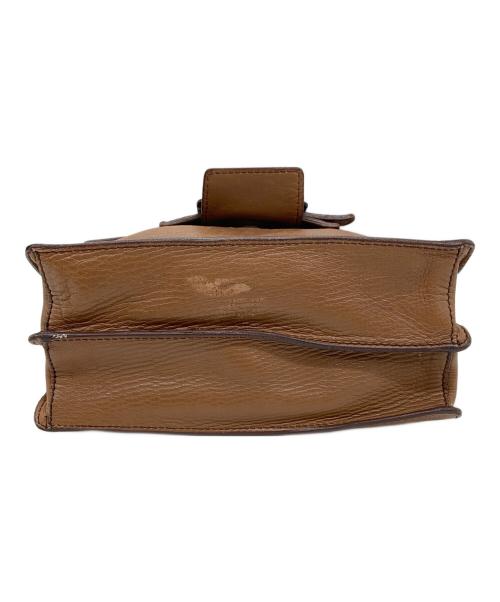 MIU MIU（ミュウミュウ）MIU MIU (ミュウミュウ) レザーワンショルダーバッグ ブラウンの古着・服飾アイテム