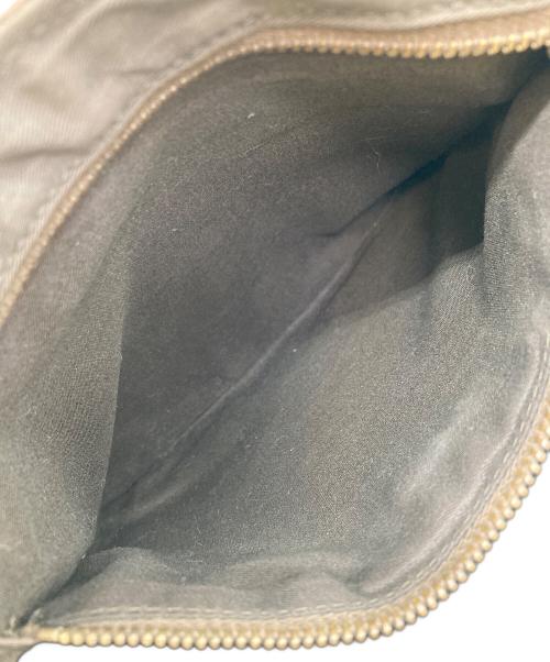 MIU MIU（ミュウミュウ）MIU MIU (ミュウミュウ) レザーワンショルダーバッグ ブラウンの古着・服飾アイテム