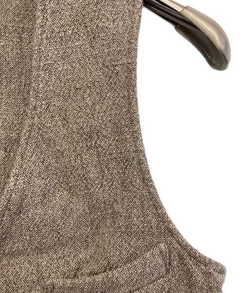 45rpm（45アールピーエム）45rpm (45アールピーエム) コットンジレ ブラウン サイズ:3の古着・服飾アイテム