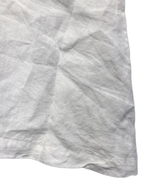 nest Robe（ネストローブ）nest Robe (ネストローブ) リネンショートスモックブラウス ホワイト サイズ:Fの古着・服飾アイテム