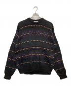 JANTZENジャンセン）の古着「クルーネックニット」｜ブラック