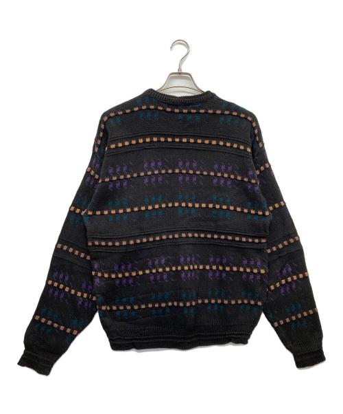 JANTZEN（ジャンセン）JANTZEN (ジャンセン) クルーネックニット ブラック サイズ:Mの古着・服飾アイテム