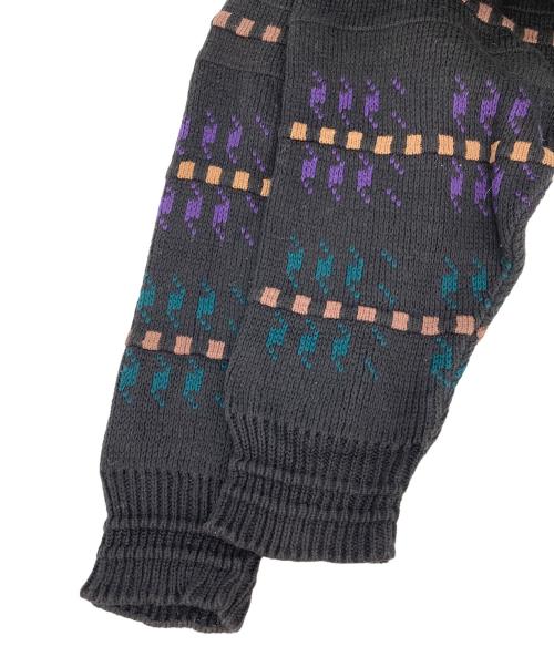 JANTZEN（ジャンセン）JANTZEN (ジャンセン) クルーネックニット ブラック サイズ:Mの古着・服飾アイテム