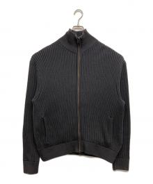 thisisneverthat（ディスイズネバーザット）の古着「ジップアップニット」｜ブラック