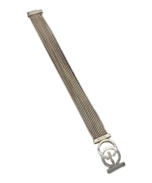 GUCCI（グッチ）GUCCI (グッチ) インターロッキングG10連ブレスレット シルバーの古着・服飾アイテム
