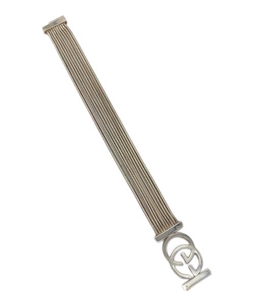 GUCCI（グッチ）GUCCI (グッチ) インターロッキングG10連ブレスレット シルバーの古着・服飾アイテム