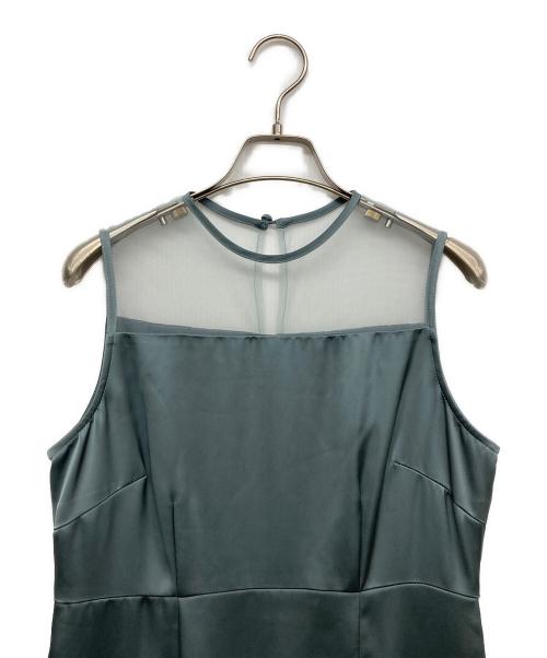 LeJa（レジャ）LEJA (レジャ) チュールフリルビスチェIラインドレス スカイブルー サイズ:Ｍの古着・服飾アイテム