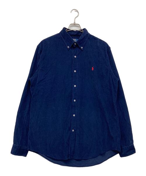 POLO RALPH LAUREN（ポロ・ラルフローレン）POLO RALPH LAUREN (ポロ・ラルフローレン) コーデュロイシャツ ネイビー サイズ:XLの古着・服飾アイテム