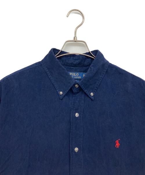 POLO RALPH LAUREN（ポロ・ラルフローレン）POLO RALPH LAUREN (ポロ・ラルフローレン) コーデュロイシャツ ネイビー サイズ:XLの古着・服飾アイテム