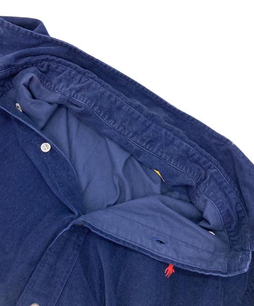 POLO RALPH LAUREN（ポロ・ラルフローレン）POLO RALPH LAUREN (ポロ・ラルフローレン) コーデュロイシャツ ネイビー サイズ:XLの古着・服飾アイテム
