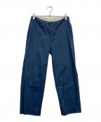 45rpm45アールピーエム）の古着「コットンストレートパンツ」｜ブルー