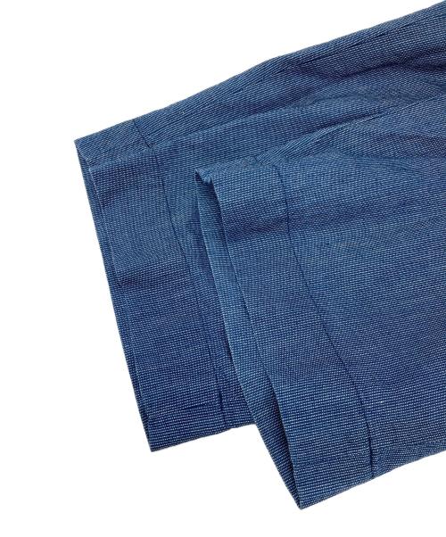 45rpm（45アールピーエム）45rpm (45アールピーエム) コットンストレートパンツ ブルー サイズ:2の古着・服飾アイテム