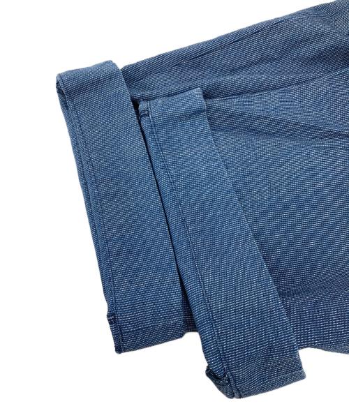 45rpm（45アールピーエム）45rpm (45アールピーエム) コットンストレートパンツ ブルー サイズ:2の古着・服飾アイテム