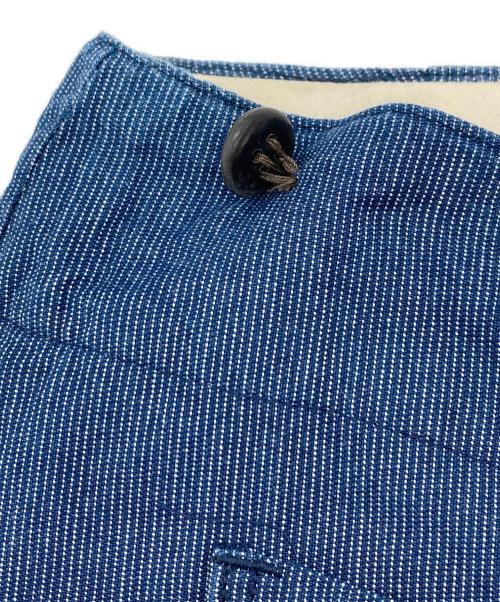 45rpm（45アールピーエム）45rpm (45アールピーエム) コットンストレートパンツ ブルー サイズ:2の古着・服飾アイテム