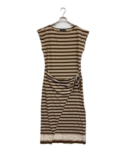 POLO RALPH LAUREN（ポロ・ラルフローレン）POLO RALPH LAUREN (ポロ・ラルフローレン) ノースリーブワンピース ブラウン サイズ:Mの古着・服飾アイテム