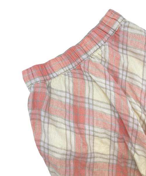 Denim & Supply Ralph Lauren（デニム＆サプライ ラルフローレン）DENIM & SUPPLY RALPH LAUREN (デニム＆サプライ ラルフローレン) リネンチェックスカート ピンク サイズ:Ｓの古着・服飾アイテム