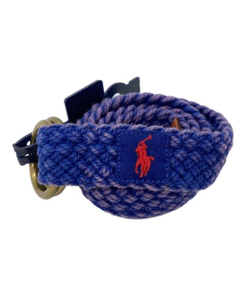 POLO RALPH LAUREN（ポロ・ラルフローレン）POLO RALPH LAUREN (ポロ・ラルフローレン) メッシュベルト パープル サイズ:Sの古着・服飾アイテム