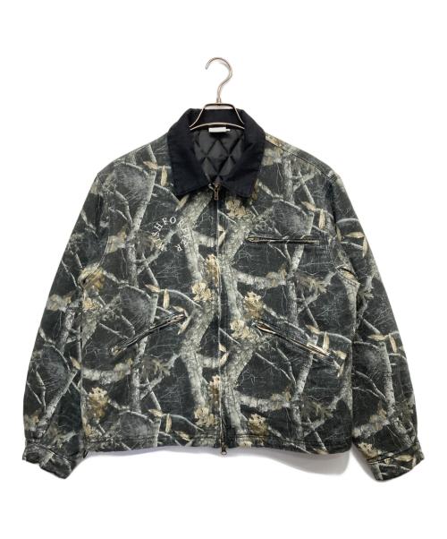 WISH FOR EVER（ウィッシュフォーエバー）wish for ever (ウィッシュフォーエバー) 中綿カモ柄ジャケット グリーン サイズ:Mの古着・服飾アイテム