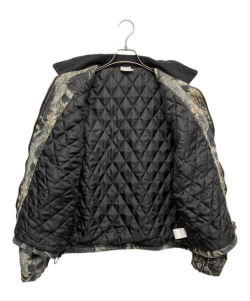 WISH FOR EVER（ウィッシュフォーエバー）wish for ever (ウィッシュフォーエバー) 中綿カモ柄ジャケット グリーン サイズ:Mの古着・服飾アイテム