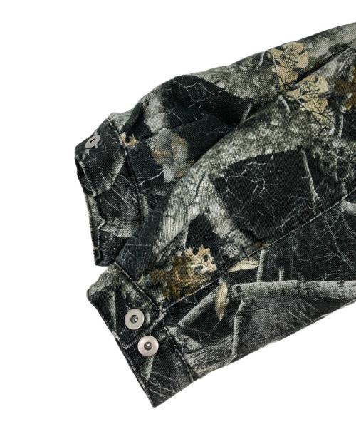 WISH FOR EVER（ウィッシュフォーエバー）wish for ever (ウィッシュフォーエバー) 中綿カモ柄ジャケット グリーン サイズ:Mの古着・服飾アイテム