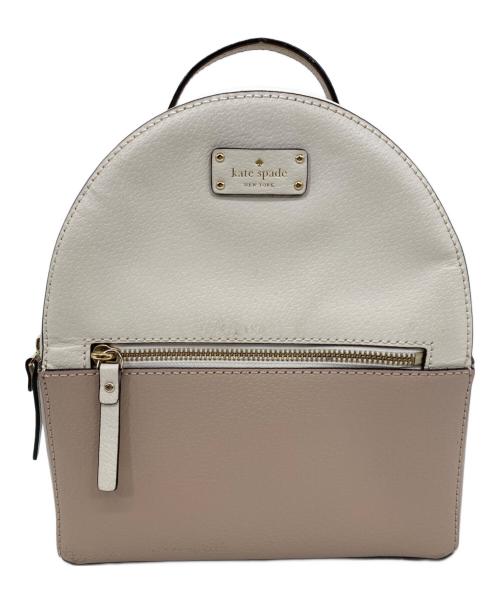 Kate Spade（ケイトスペード）Kate Spade (ケイトスペード) レザーバッグパック ピンクの古着・服飾アイテム