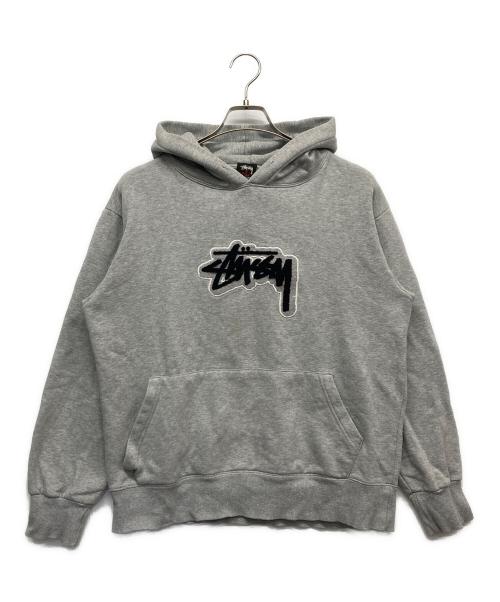 stussy（ステューシー）stussy (ステューシー) 00ｓパーカー グレー サイズ:Lの古着・服飾アイテム