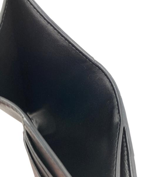 BOTTEGA VENETA（ボッテガベネタ）BOTTEGA VENETA (ボッテガベネタ) カセット スモール 二つ折りウォレット ブラックの古着・服飾アイテム