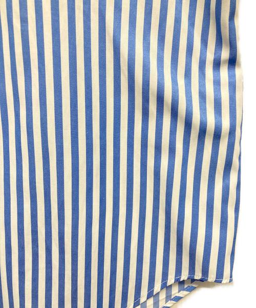 ZARA（ザラ）ZARA (ザラ) ストライプシャツ ブルー サイズ:Ｌの古着・服飾アイテム