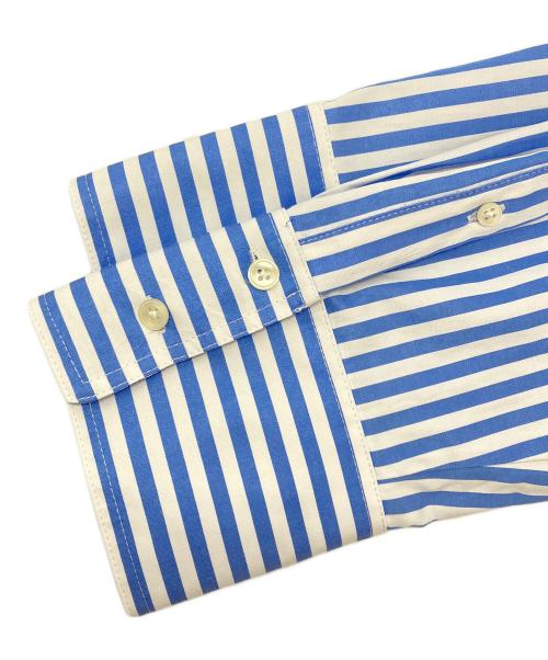 ZARA（ザラ）ZARA (ザラ) ストライプシャツ ブルー サイズ:Ｌの古着・服飾アイテム