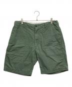 Engineered Garmentsエンジニアドガーメンツ）の古着「カーゴハーフパンツ」｜グリーン
