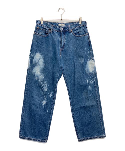 JOURNAL STANDARD relume（ジャーナルスタンダード レリューム）JOURNAL STANDARD relume (ジャーナルスタンダード レリューム) ブリーチ加工デニムパンツ インディゴ サイズ:Lの古着・服飾アイテム
