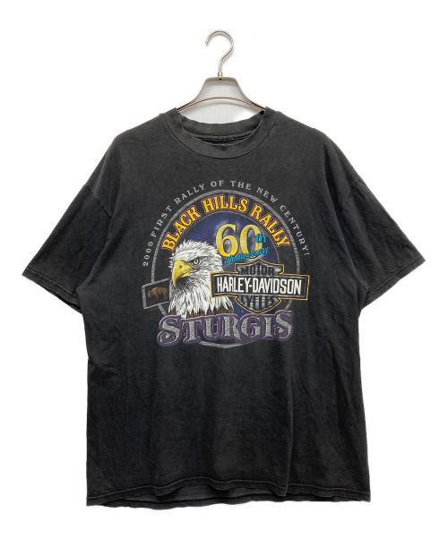 HARLEY-DAVIDSON（ハーレーダビッドソン）HARLEY-DAVIDSON (ハーレーダビッドソン) 90s両面 プリントTシャツ ブラック サイズ:XLの古着・服飾アイテム
