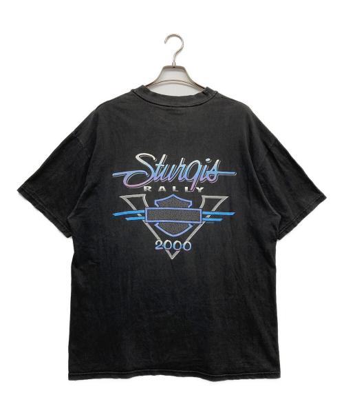 HARLEY-DAVIDSON（ハーレーダビッドソン）HARLEY-DAVIDSON (ハーレーダビッドソン) 90s両面 プリントTシャツ ブラック サイズ:XLの古着・服飾アイテム