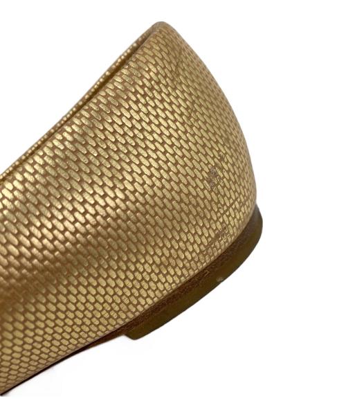 Salvatore Ferragamo（サルヴァトーレ フェラガモ）Salvatore Ferragamo (サルヴァトーレ フェラガモ) パンプス ゴールド サイズ:5の古着・服飾アイテム