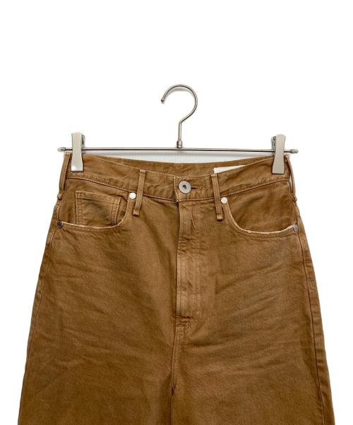 upper hights（アッパーハイツ）upper hights (アッパーハイツ) THE NIECE / デニムパンツ ブラウン サイズ:23の古着・服飾アイテム