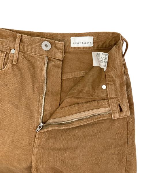 upper hights（アッパーハイツ）upper hights (アッパーハイツ) THE NIECE / デニムパンツ ブラウン サイズ:23の古着・服飾アイテム