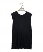 MM6エムエムシックス）の古着「ノースリーブカットソー」｜ブラック