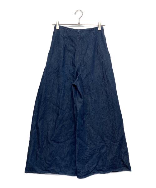 PUBLIC TOKYO（パブリックトウキョウ）PUBLIC TOKYO (パブリックトウキョウ) ハイウエストジップハイパーワイドデニム インディゴ サイズ:2の古着・服飾アイテム
